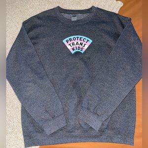 ‘Protect Trans Kids’ Crewneck Sweater